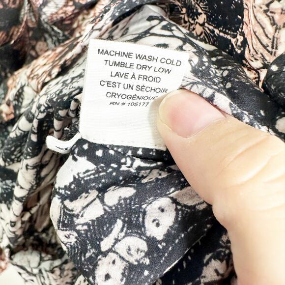 Ulla Johnson Honoria Ruffle Tie Waist Mini Dress in Bronze 4 - Picture 9 of 10